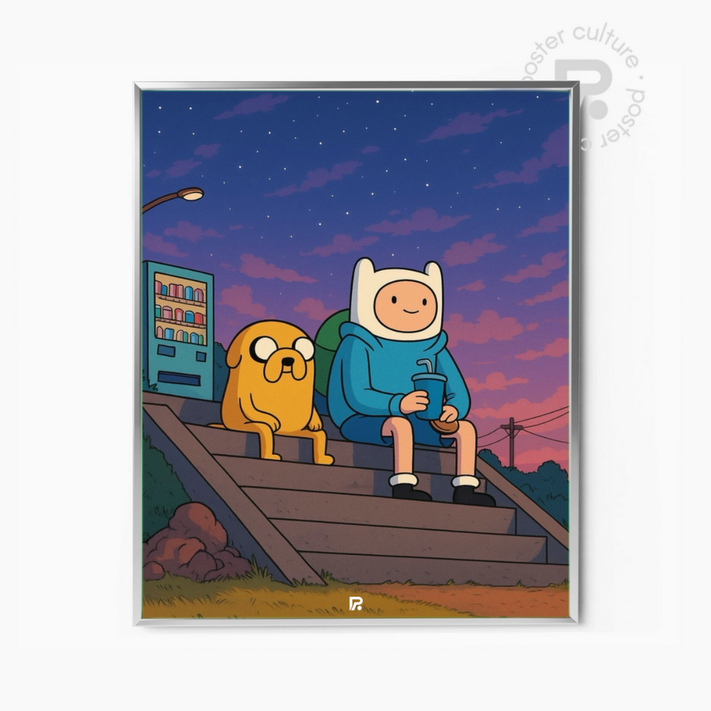 Hora de Aventuras – Finn y Jake en pausa nocturna