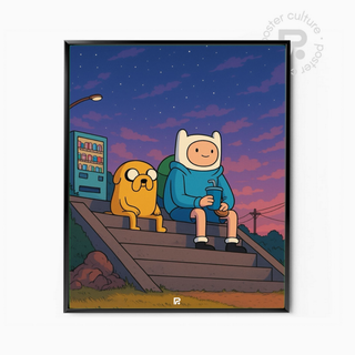 Hora de Aventuras – Finn y Jake en pausa nocturna