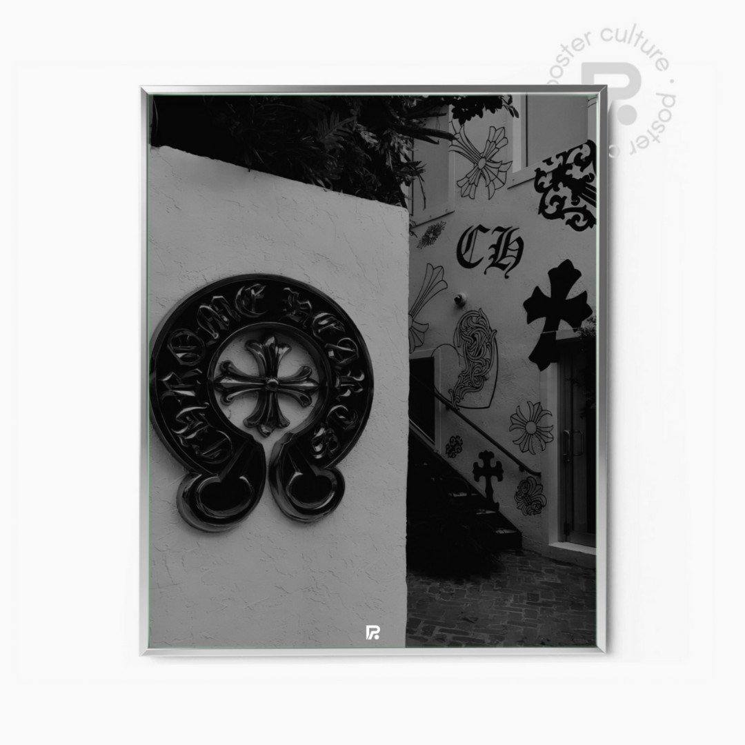 Chrome Hearts – Cross Wall Aesthetic
