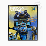 Fernando Alonso – Campeón del mundo con Renault F1