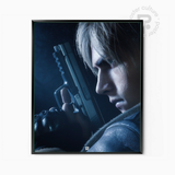 Resident Evil 4 – Póster de Leon S. Kennedy en misión de supervivencia