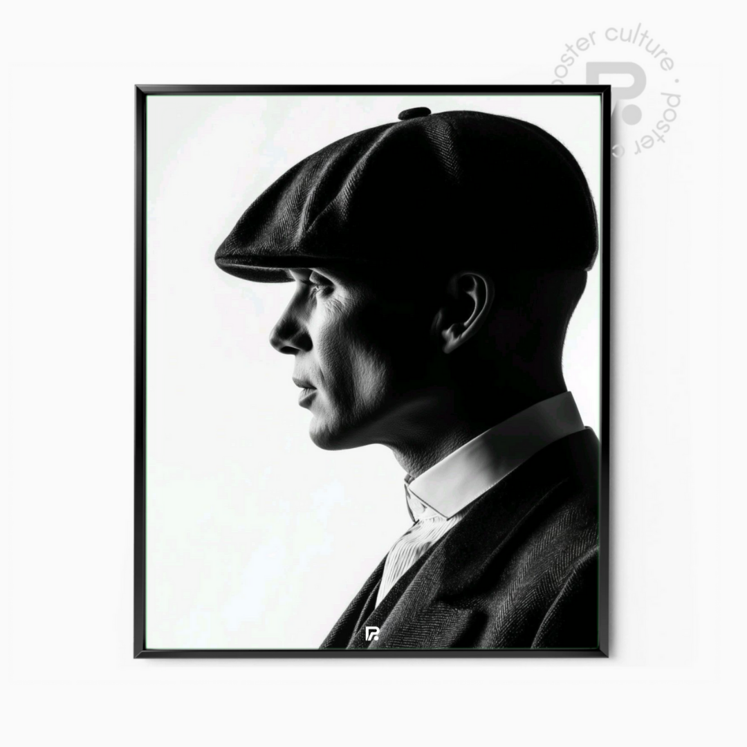 Peaky Blinders – Thomas Shelby de perfil, poder silencioso