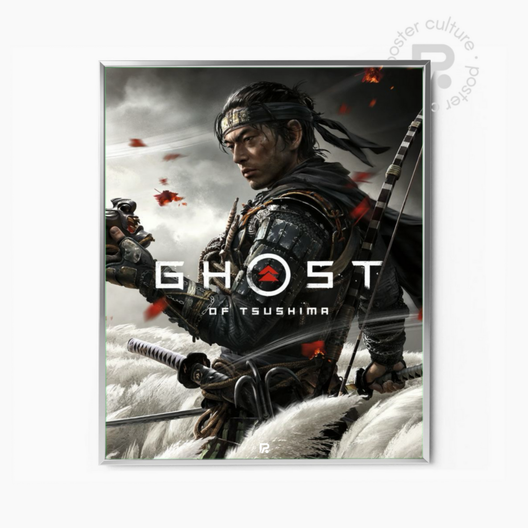 Ghost of Tsushima – Póster épico del samurái en el Japón feudal