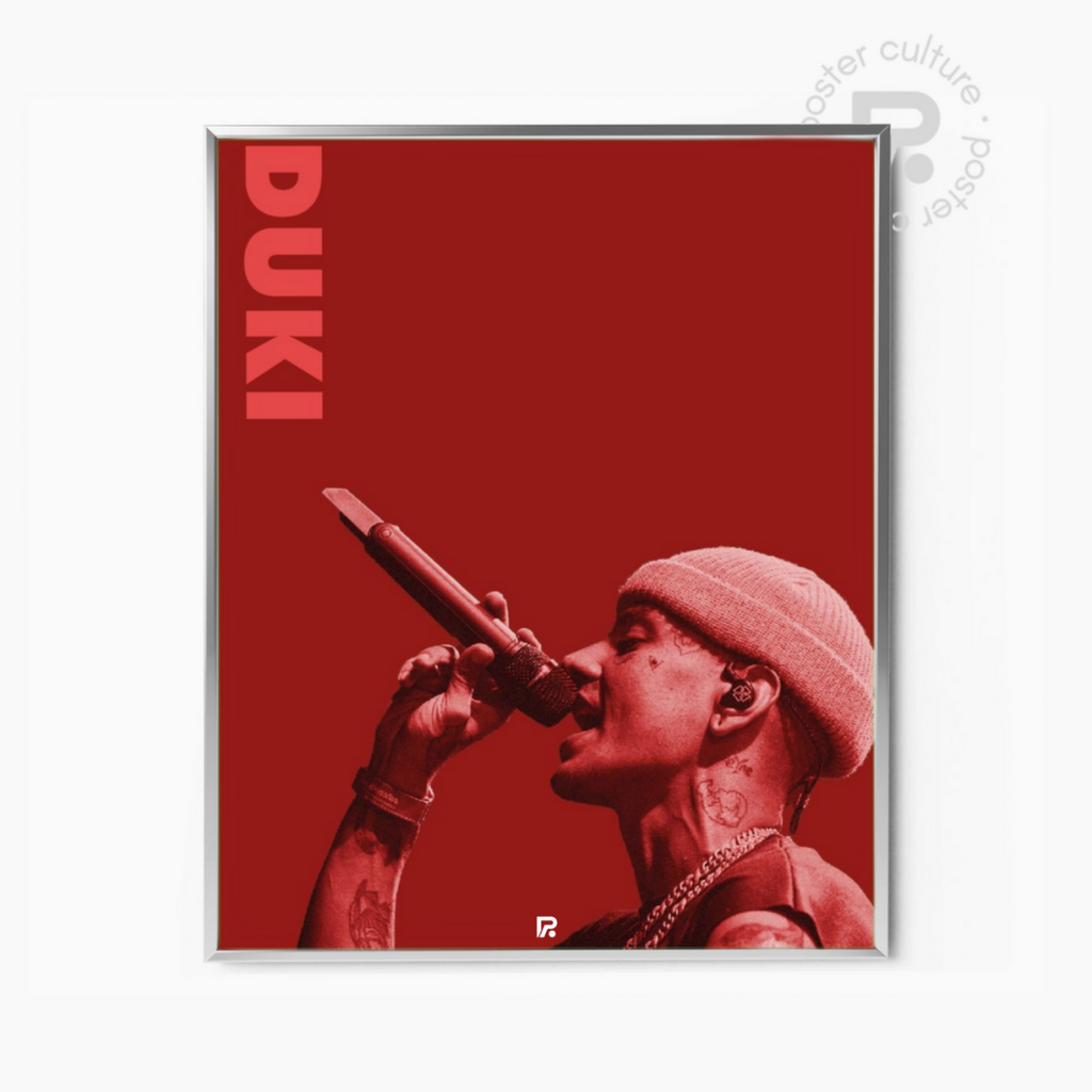 Póster Arte Urbano - Rosa y Daga