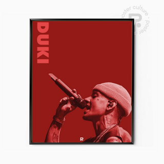 Póster Arte Urbano - Rosa y Daga
