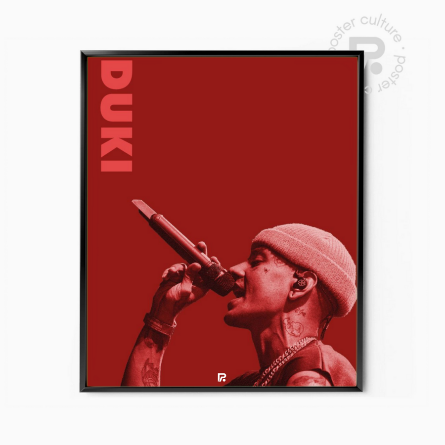 Póster Arte Urbano - Rosa y Daga