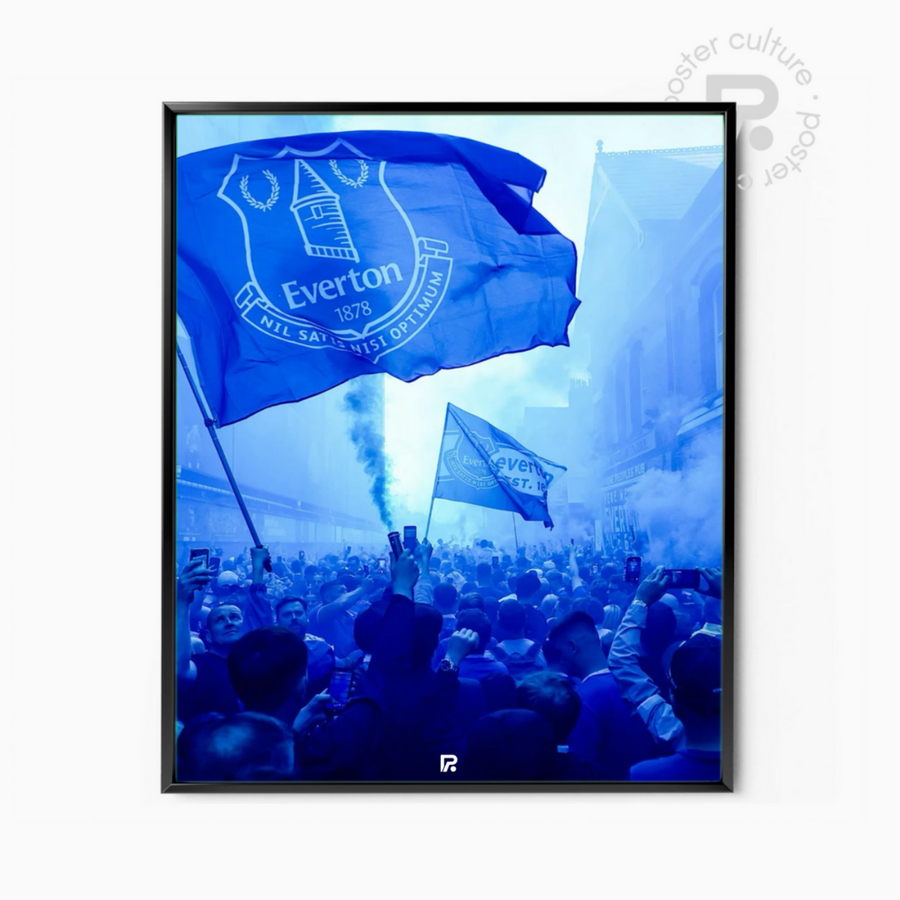 Everton – La Pasión Azul Inunda las Calles