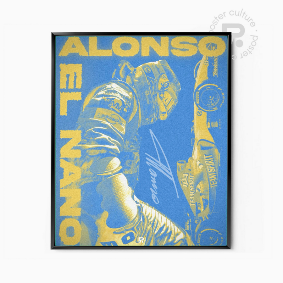 Fernando Alonso - El Nano Leyenda Azul y Amarilla